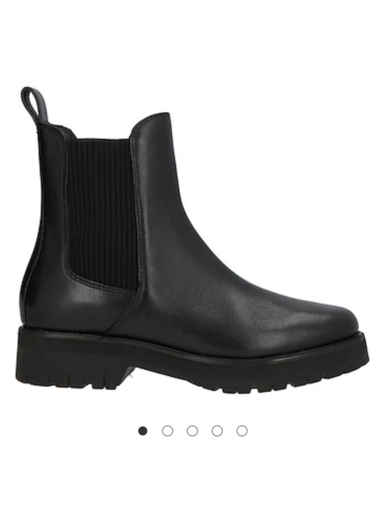 rag & bone Shoes - rag & bone Black Leather Corey Chelsea Lug Sole Ankle Boots